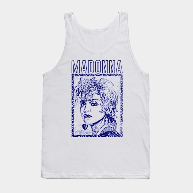 Madonna // Vintage Faded Style Original Punksthetic Design Tank Top by DankFutura